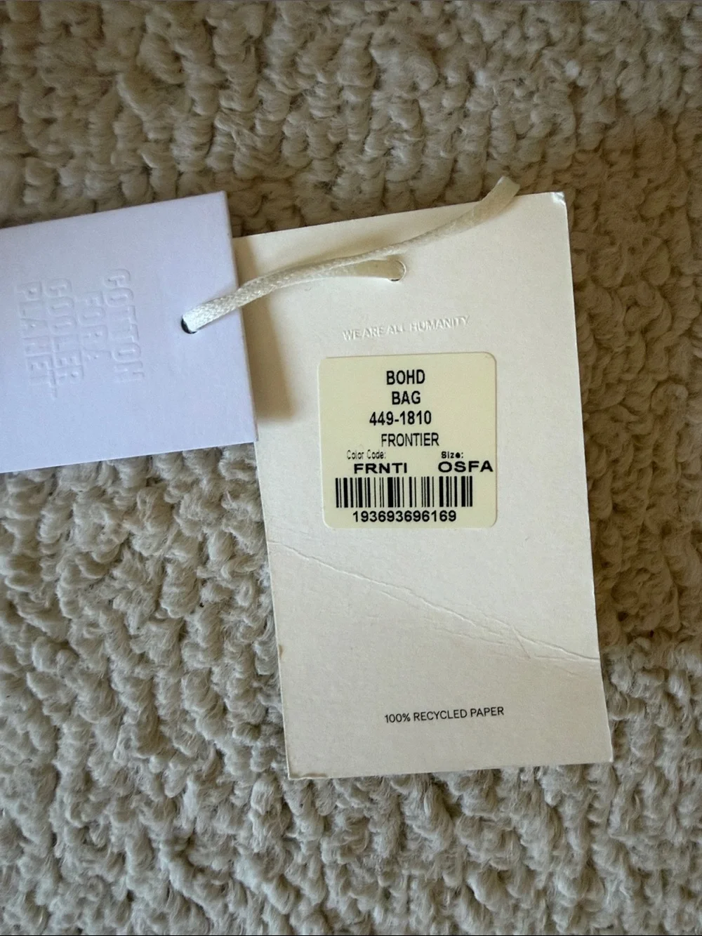 Citizen of Humanity Boho Bag NWT